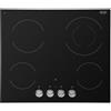 Delonghi Piano cottura elettrico 4 zone PVC 61 FK DE'LONGHI nero