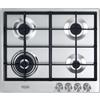 Delonghi Piano cottura 4 fuochi L 60 cm NSL 460 X DE'LONGHI grigio griglie in ghisa