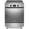 Delonghi Cucina elettrica con forno DE'LONGHI DMX 64 INL TC2 inox L 60 x P 60 cm