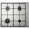 Delonghi Piano cottura 4 fuochi YLG 60 L DE'LONGHI inox griglie in acciaio smaltato