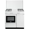 Delonghi Cucina a gas con forno DE'LONGHI SGW 854 NM bianca L 86 x P 50 cm