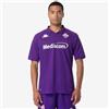 Kappa - Maglia Gara Kombat™ 2025 ACF Fiorentina da Uomo in Tessuto Tecnico Riciclato con Collo Polo, Dettagli in Transfer e Tecnologia Hydro-Way, Regular Fit, Viola, Taglia L