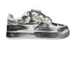 Nike Air Force 1 Custom White Rope Laces Paint