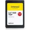Intenso Top 512GB SSD Hard Disk 2.5 SATA 550/500 MB/s NAND Upgrade PC Notebook