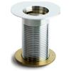 KAM Piletta In Ottone Cromato 1" Per Fontane Da Giardino Con Tappo