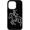 T-Shirts Grafiche de Equitazione per Rag Equitazione Ragazza che disegna Cavallo Cavaliere Custodia per iPhone 13 Pro