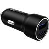 conecto caricatore USB-C, caricatore per auto da 12 V, 2 porte, 1x USB-C 20 Watt Max. PD, 1x USB A 18 watt max., caricatore rapido, caricatore per telefoni cellulari, nero