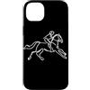 T-Shirts Grafiche de Appassionato di equ Equitazione Disegno Equitazione Custodia per iPhone 14 Plus
