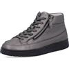 Vitaform Sneaker alta in pelle con zip e suola 3cm