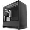 NZXT H3 Flow - Case PC Gaming Micro-ATX - Flusso d'aria ottimizzato - 1 ventola 120mm inclusa - GPU full-size - Radiatore 280mm frontale, 240mm superiore - Scheda madre con conn. posteriore - Nero