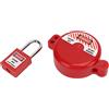 minifinker Lockout Tagout Valve Lock, cassaforte cromata durevole Kit di blocco della valvola a saracinesca resistente al calore con lucchetto per rubinetto dell'acqua del gas