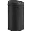HOMCOM Bidone della Spazzatura da Cucina Automatico 30 L Sensore Infrarossi Chiusura Automatica Antimacchie Acciaio Inox Nero | Aosom Italy