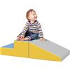 HOMCOM AIYAPLAY Set 2 Costruzioni Morbide per Bambini, in Schiuma, 50x50x25 cm, Multicolore | Aosom Italy