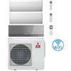 Mitsubishi Climatizzatore Condizionatore Mitsubishi MSZ-BT + Kirigamine Zen Wifi R32 Trial Split Inverter 9000 + 9000 + 12000 BTU con U.E. MXZ-3F54VF NOVITÁ Classe A+++/A++