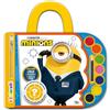 PON PON EDIZIONI Minions. I colorelli. Valigetta con acquerelli. Ediz. a colori. Ediz. a spirale. Con 7 acquerelli, 1 pennello, 1 pastello a cera bianco e 1 sorpresa