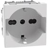 Bticino MatixGo Presa Unel Shuko P40 2 P+T 16 A 250Vac Bianco - JW4140A16