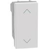 Bticino MatixGo Pulsante doppio interbloccato 1P (NO) + 1P (NO) 10 A - 250Vac Bianco - JW4037N