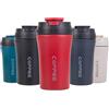 ZMHQLPDZ Tazza termica da viaggio da 400 ml, in acciaio inox, a tenuta stagna, con coperchio a vite, a doppia parete, riutilizzabile, per bevande calde/ghiacciate, 400 ml (rosso)