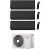 Toshiba CONDIZIONATORE TOSHIBA TRIAL SPLIT SHORAI EDGE BLACK 9000+9000+12000 BTU WIFI INVERTER RAS-3M18G3AVG-E A+++