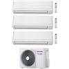 Toshiba CONDIZIONATORE TOSHIBA TRIAL SPLIT SEIYA SMART 7000+7000+15000 BTU WIFI INVERTER RAS-3M18G3AVG-E A+++