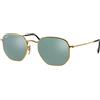 Ray-Ban - RB3548N-001/30 - OCCHIALE SOLE RAY-BAN RB3548N-001/30 CAL.51 HEXAGONAL