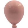 Gentile Ceramiche Palloncino Rosa Pesca in Ceramica da appendere (8cm)