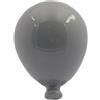Gentile Ceramiche Palloncino Grigio Perla in Ceramica da appendere (8cm)