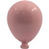 Gentile Ceramiche Palloncino Rosa in Ceramica da appendere (8cm)