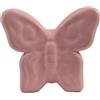 Gentile Ceramiche Farfalla Rosa in Ceramica da appoggio (8cm)