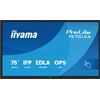 iiyama ProLite TE7513A-B1AG Display interattivo da 75 con certificazione Google EDLA