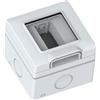 ECOVA CONTENITORE 1 POSTO PROTETTO IP55 GRIGIO VP42 COMPATIBILE VIMAR PLANA VP42-CP-ECO27339