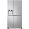 LG GSLE91MBAC Frigorifero Side-by-Side, Classe C, 628L, Wi-Fi, Dispenser senza allaccio, Total No Frost, Metal Sorbet