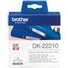 Brother Etichette Originali BROTHER P-Touch (DK-22210) (29x30.48mt) modulo continuo