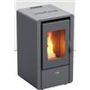 Kalor Stufa a pellet ad aria linea Petit modello 6 INGOMBRO RIDOTTO!!!! kw 6,15 mc 145 Conto Termico 2.0 Wifi Opzionale NUOVO MODELLO !!!