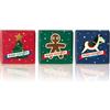 Venchi, Granblend di Natale Latte & Fondenti, 1 Kg di Cioccolatini al Latte e Extra Fondente 75%, Edizione Limitata, Senza Glutine, Segnaposto Natalizio, Idea Regalo Natale