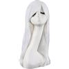 MapofBeauty 60cm/ 24 Pollice Lungo Lisci Donna Lisci Parrucche (Bianco)