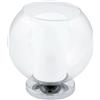 Eglo Leuchten my light Lampada da tavolo Bolsano a sfera moderna in vetro trasparente D.20 cm 1XE27 92763/20