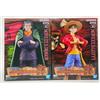 BANPRESTO One Piece DXF THE GRANDLINE SERIES SPECIAL MONKEY.D.DRAGO LUFFY set di figure...