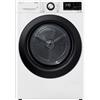 Lg Asciugatrice 9 Kg Classe A+++ con Pompa di calore Profondità 69 cm con Wifi Inverter colore Bianco - RH90V9AVBN