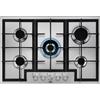 AEG HGB75420SM Acciaio inox Da incasso 75 cm Gas 5 Fornello(i)