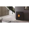 EdilKamin Stufa a Pellet EdilKamin Modello Blade 12++ Evo Profondità Ridotta cm 34,5 Colore Nero
