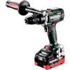 metabo Trapano avvitatore a batteria BS 18 LTX-3 BL I Metal - 18 V, 3 marce - Brushless, luce di lavoro a LED, arresto di precisione, modalità impulso, alloggiamento in alluminio - metallo e legno