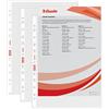 Esselte Buste Perforate Standard, in PPL Antiriflesso, per Archiviare e Conservare Documenti in Formato 22x30 cm, Confezione da 50 Buste, 395097300