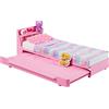 Barbie - La Mia Prima Barbie, giocattolo per bambini 3+ anni, PlaysetCameretta a tema arcobaleni e unicorni con letto a scomparsa e accessori, HMM64
