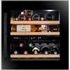 Avintage PRONTA CONSEGNA - Avintage Cantinetta vino a colonna da incasso AVI60F2FV finitura nero da 60 cm