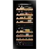Avintage PRONTA CONSEGNA - Avintage Cantinetta vino a colonna da incasso AVI122PLATINUM finitura nero da 60 cm - IN PROMOZIONE CON VOUCHER FINO AL 15/06