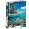 Clementoni - Puzzle 1000 Pezzi per Adulti e Ragazzi, Collection, Tema Summer Paradise, Poster Incluso, Compact Box, Idea Regalo Made in Italy, 50x70 cm, 39931