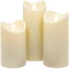 Paderno Set 3 Candele - Resina