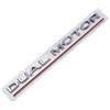 Generic Adesivo a doppio motore per auto, adatto per badge auto modello 3 Y X S (argento rosso)
