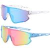 MUNSKT 2 Coppie Di Occhiali Da Sole Da Uomo Polarizzato Da Sport Occhiali Da Sole Da Donna Polarizzati Da Bicicletta Uv400 Protezione Occhiali Da Sci, Bicicletta, Corsa